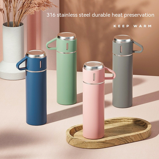 40oz Stainless Steel Insulated Tumbler With Handle & Straw